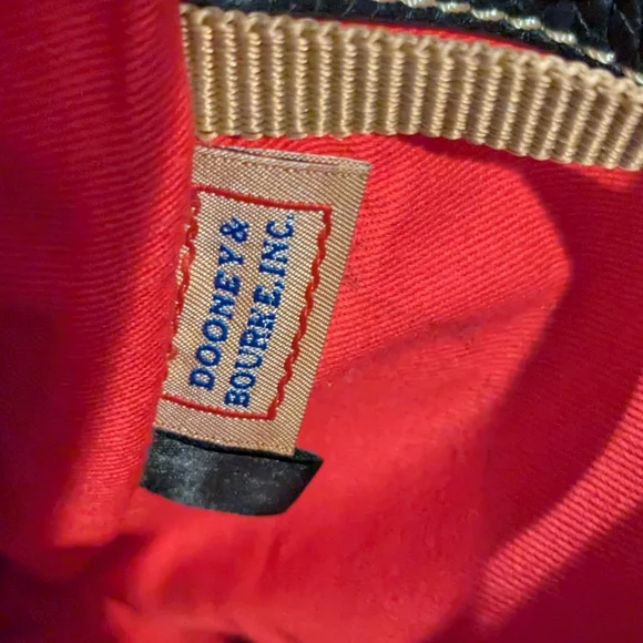 Dooney & Bourke Black Pebble Leather Shoulder Bag Purse - Picture 12 of 16